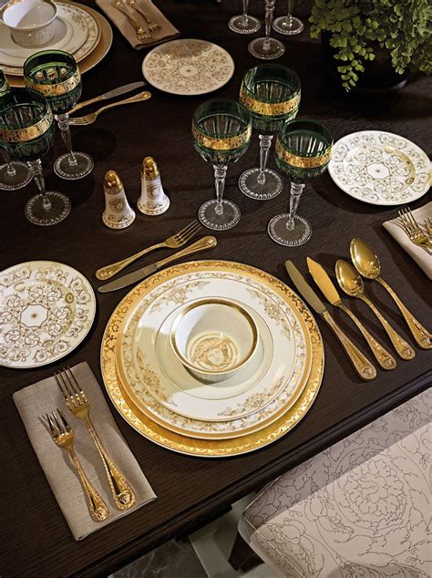 tavolino versace|Versace dishes.